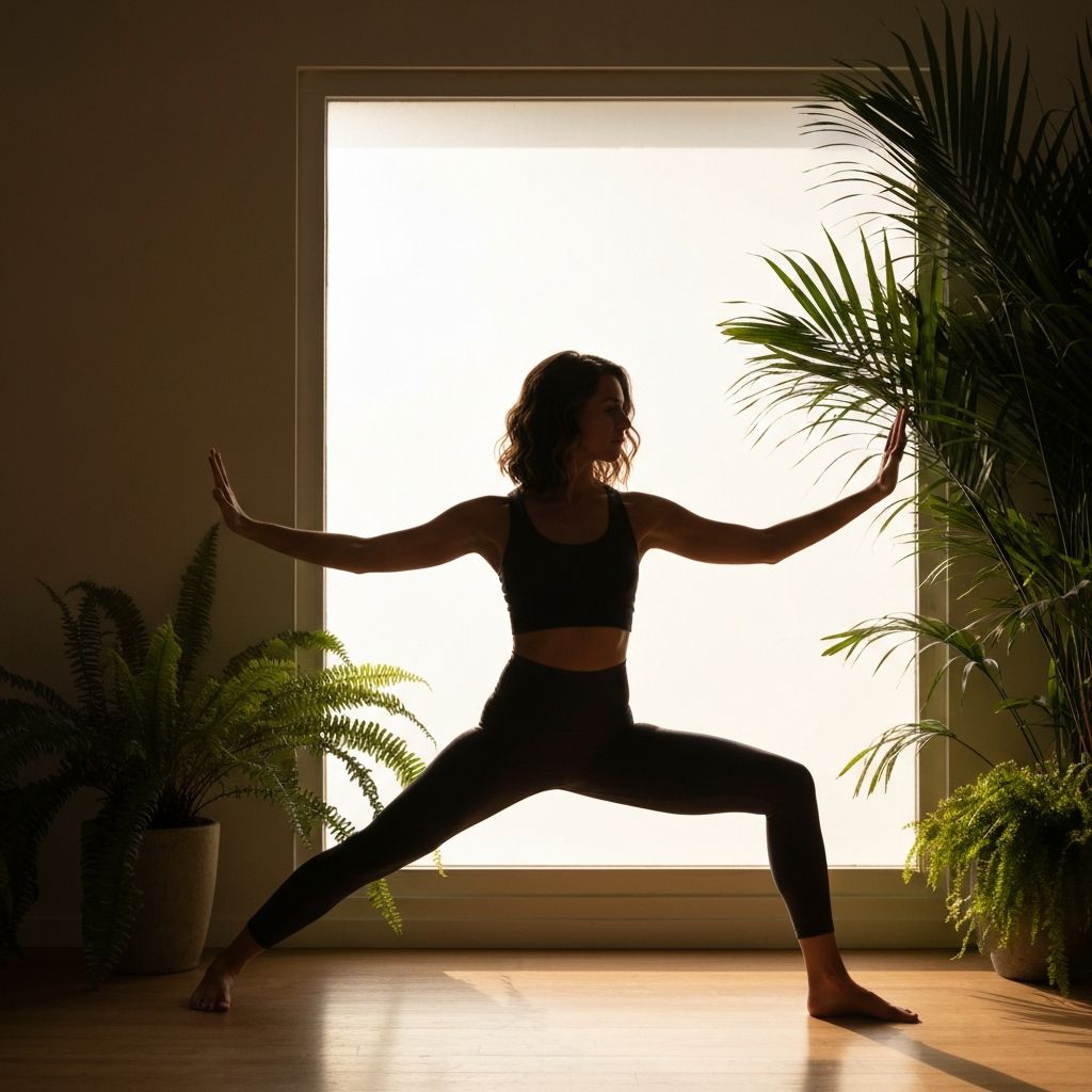 Yoga silhouette